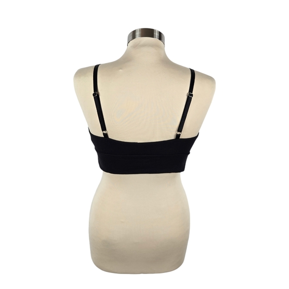 Athleta Well Rested Rib Sleep Black Bra - Picture 2 of 15